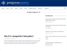 Tablet Screenshot of progresoweekly.us